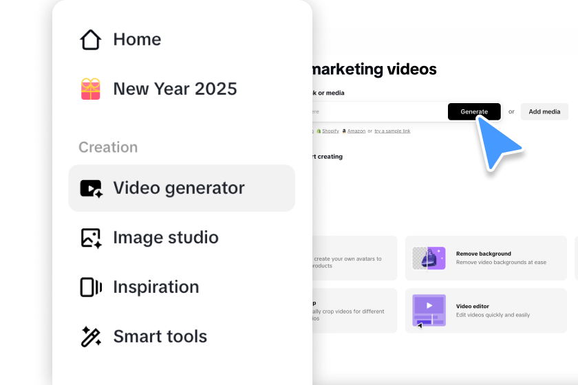 Inizia con il generatore di video